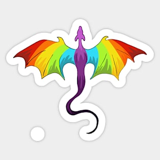 Rainbow Dragon Sticker